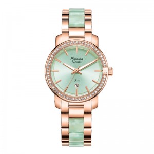 Alexandre Christie AC 2B23 Rosegold Light Green LDBRGLGLG
